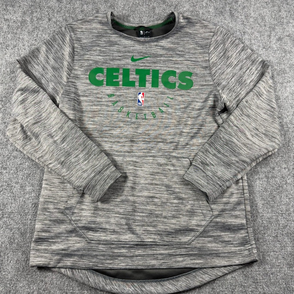 Nike Boston Celtics Sweatshirt Mens‎ Large NBA Basketball Dri-FIT Long Sleeve